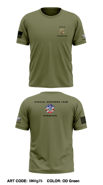 DHS/ ICE Miami Special Response Team  Store 1 Core Men's SS Performance Tee - 5NVg75