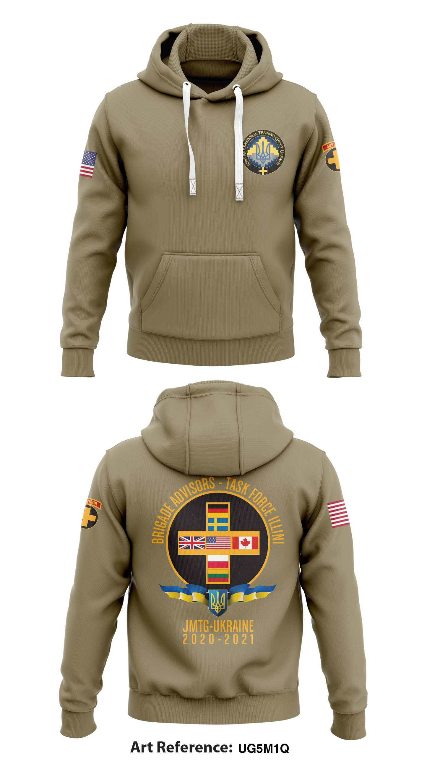 TF Illini, CTC, BDE ADV Store 1  Core Men's Hooded Performance Sweatshirt - uG5M1Q