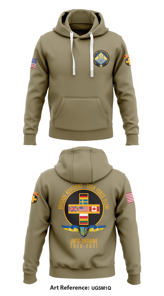 TF Illini, CTC, BDE ADV Store 1  Core Men's Hooded Performance Sweatshirt - uG5M1Q