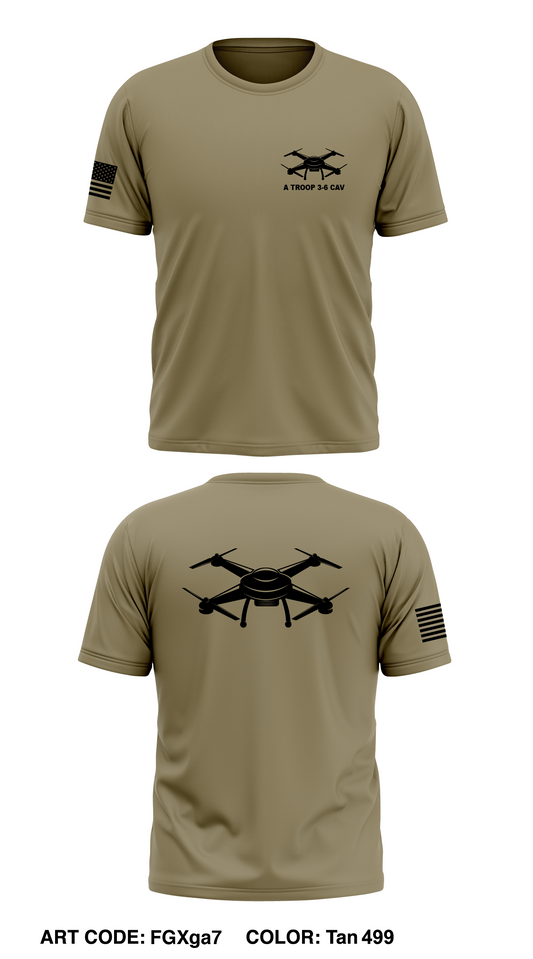 A troop 3-6 CAV Store 1 Core Men's SS Performance Tee - FGXga7