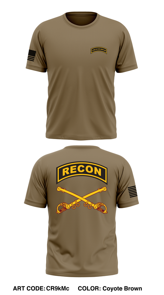 C TRP, 3-61 CAB, 2SBCT, 4ID Store 1 Core Men's SS Performance Tee - CR9kMc