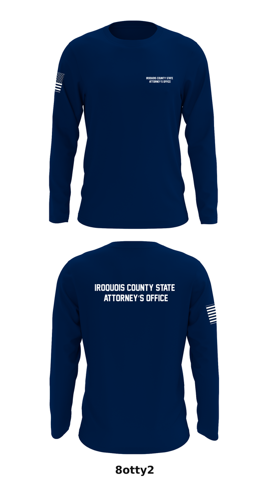 Iroquois County State’s Attorney’s Office Store 1 Core Men's LS Performance Tee - 8otty2