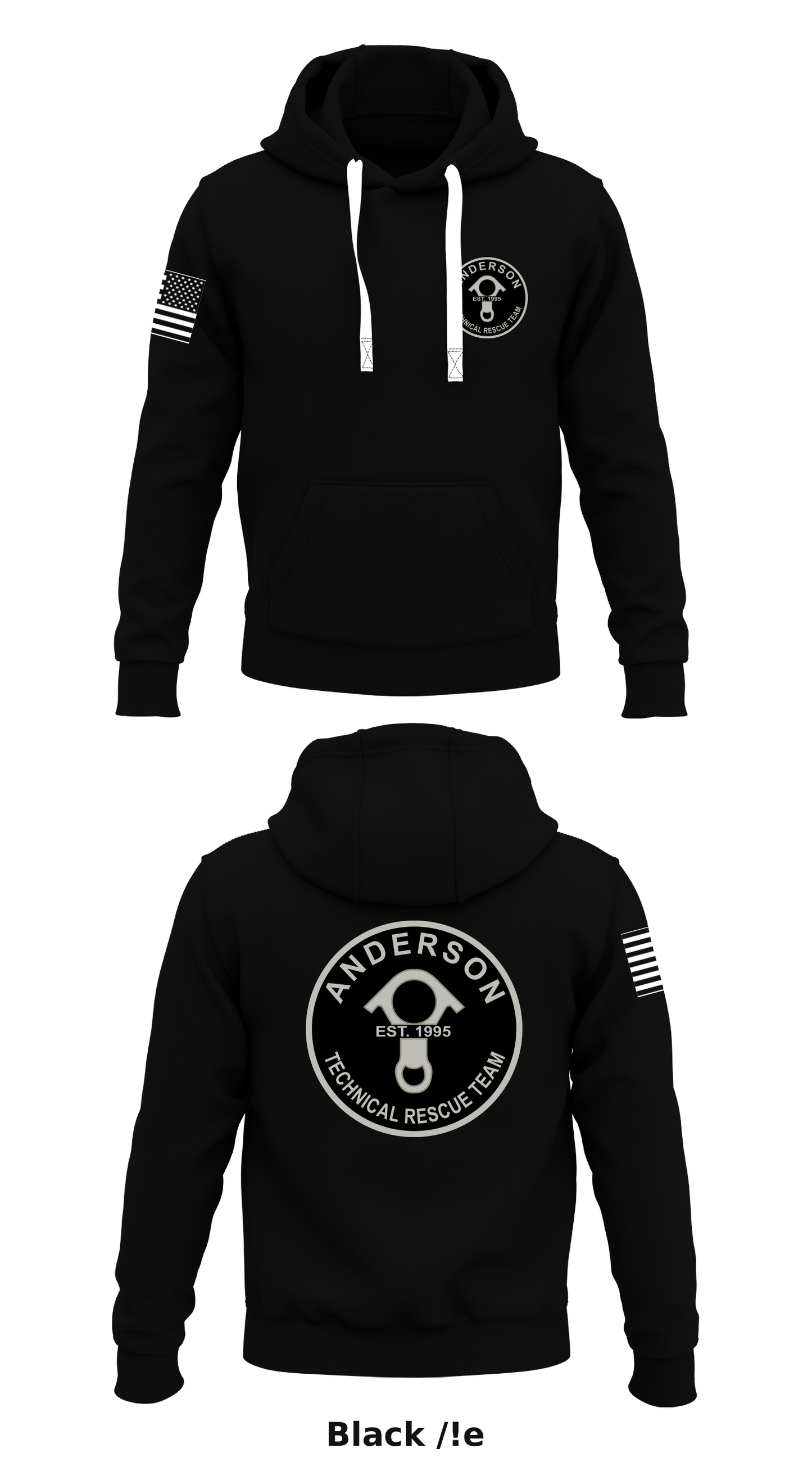 Anderson Technical Rescue Team  Store 1  Core Men's Hooded Performance Sweatshirt - /!e