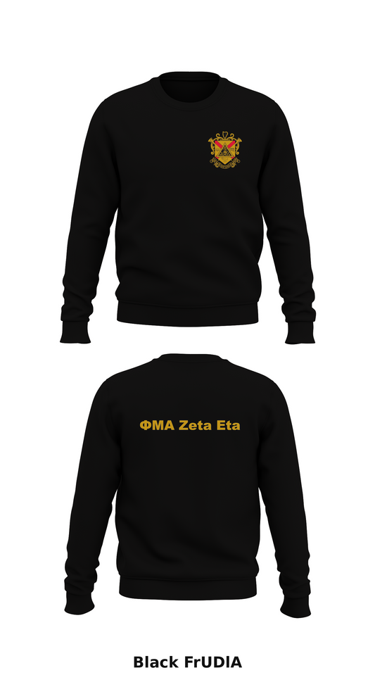 Phi Mu Alpha Zeta Eta Store 1 Core Men's Crewneck Performance Sweatshirt - FrUDlA