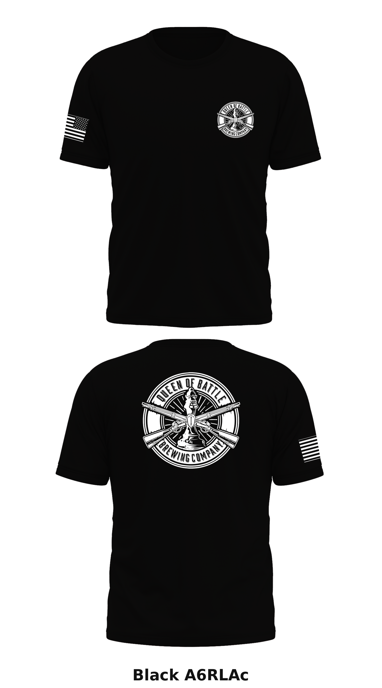 Queen of Battle Brewing Company Store 1 Core Men's SS Performance Tee - A6RLAc