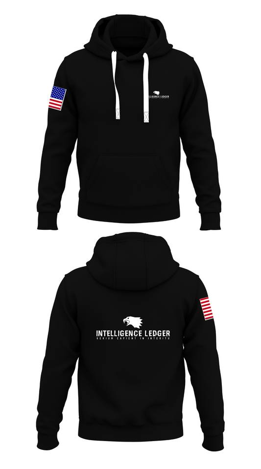 Intelligence Ledger Store 1  Core Men's Hooded Performance Sweatshirt - 91584325079