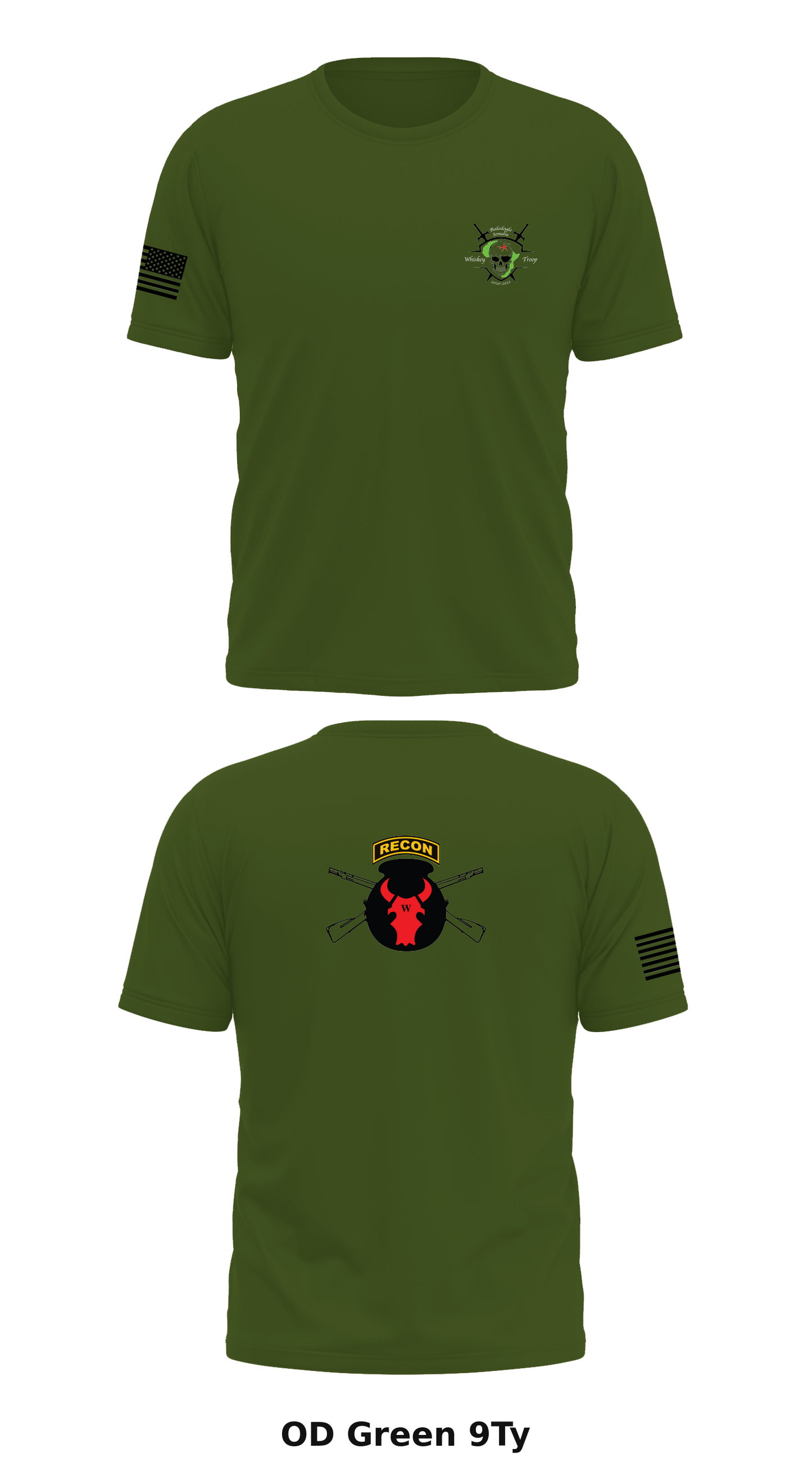 W Troop 1-113 Store 1 Core Men's SS Performance Tee - 9Ty