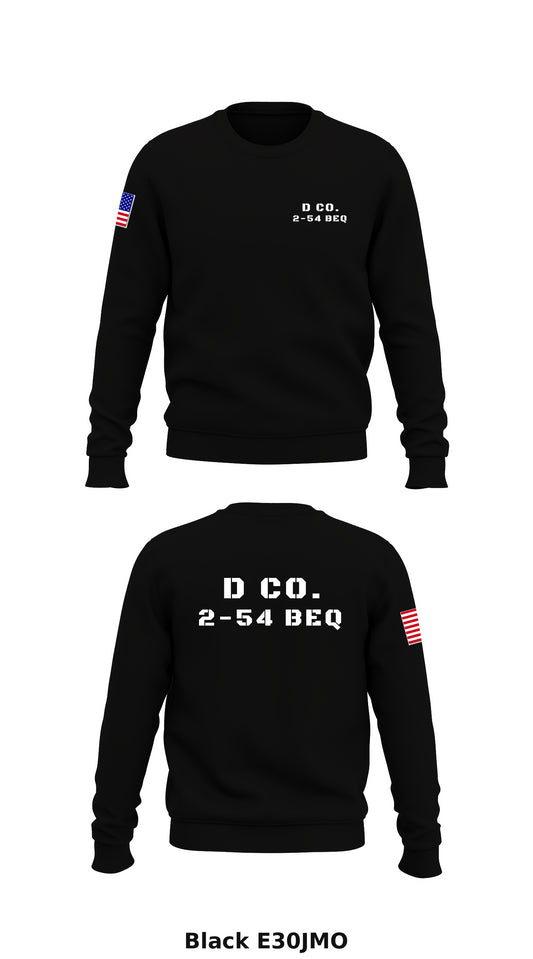 D Co. 2-54 BEQ Store 1 Core Men's Crewneck Performance Sweatshirt - E30JMO