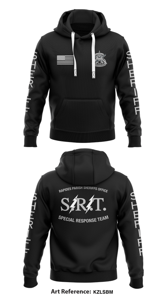 Rapides Parish Sheriff’s Office Special Response Team Store 1  Core Men's Hooded Performance Sweatshirt - kzLsbm