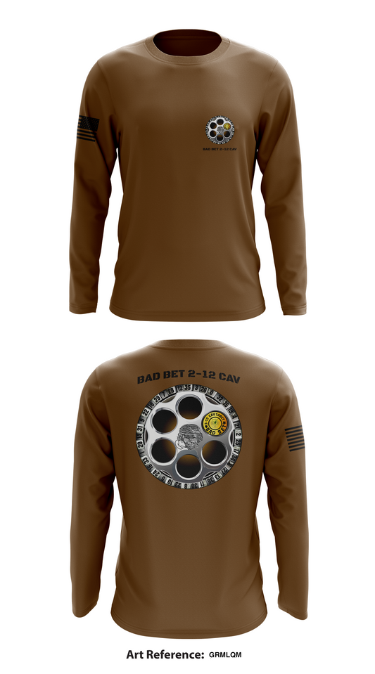 Bad Bet 2-12 CAV Store 1 Core Men's LS Performance Tee - GrMLqm