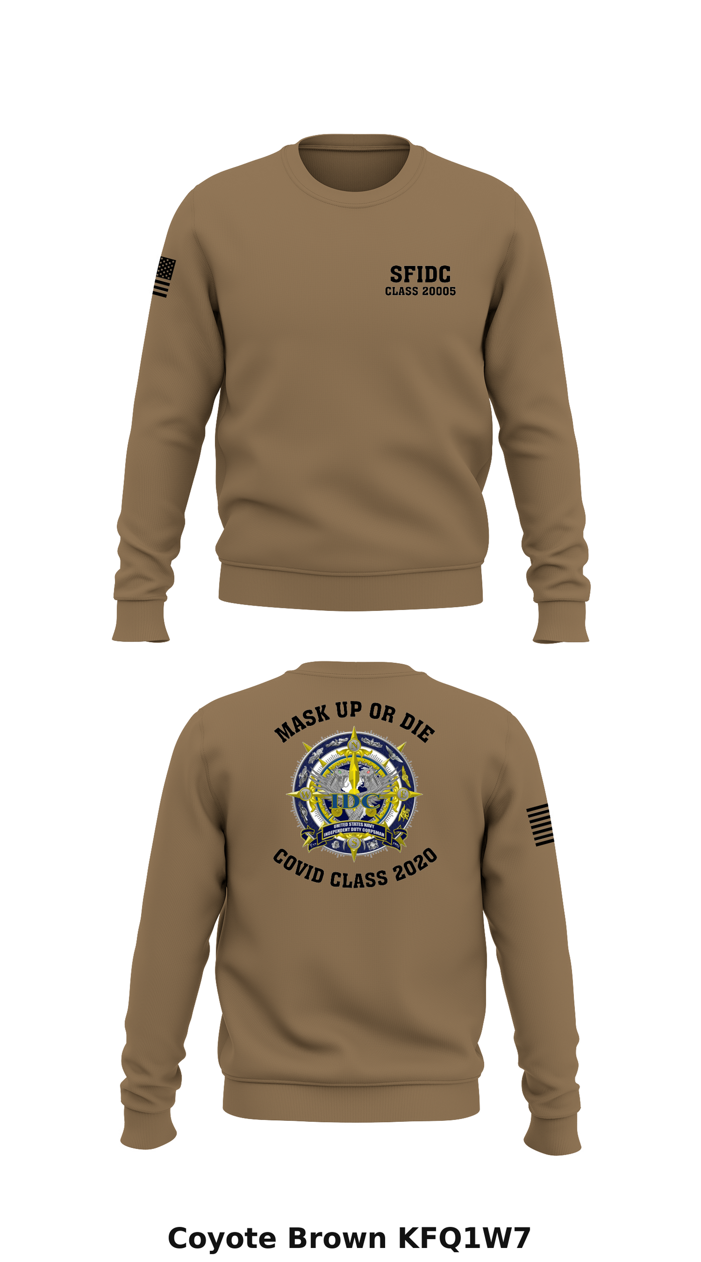 SFIDC CLASS 20005 Store 1 Core Men's Crewneck Performance Sweatshirt - KFQ1W7
