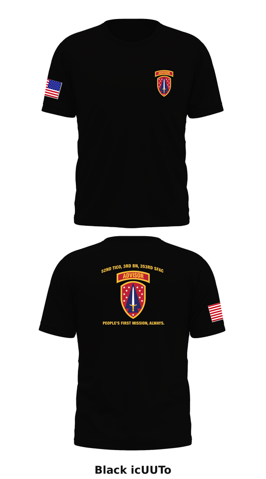 52nd TICO, 3rd BN, 353rd SFAC Store 1 Core Men's SS Performance Tee - icUUTo