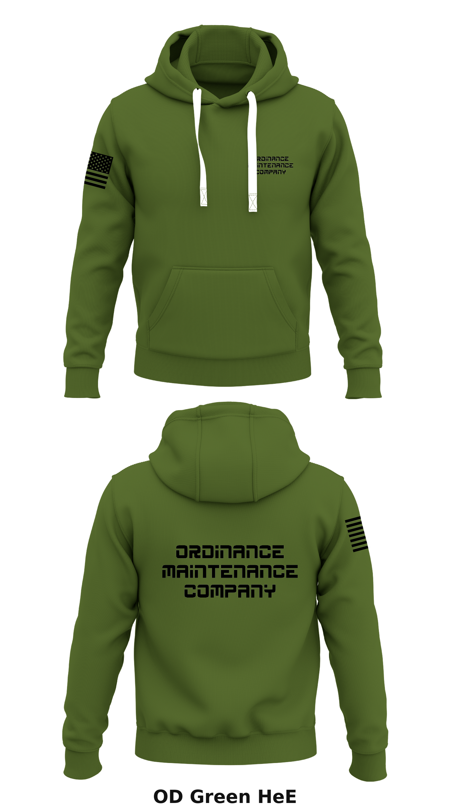 Ordinance Maintenance Company Store 1  Core Men's Hooded Performance Sweatshirt - HeE