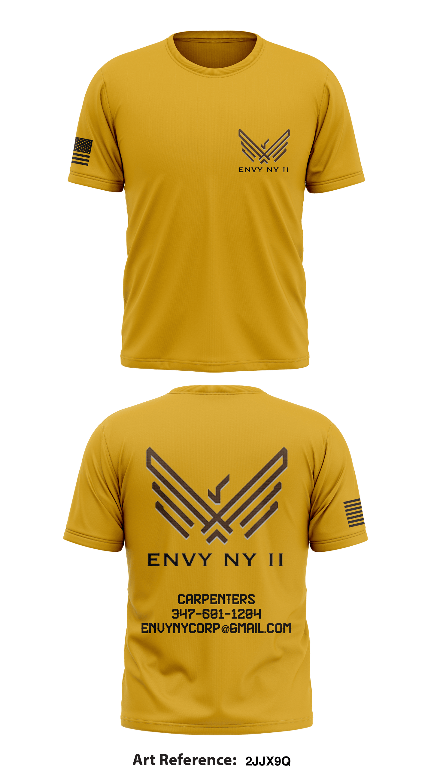 ENVY NY II Store 1 Core Men's SS Performance Tee - 2jJX9q