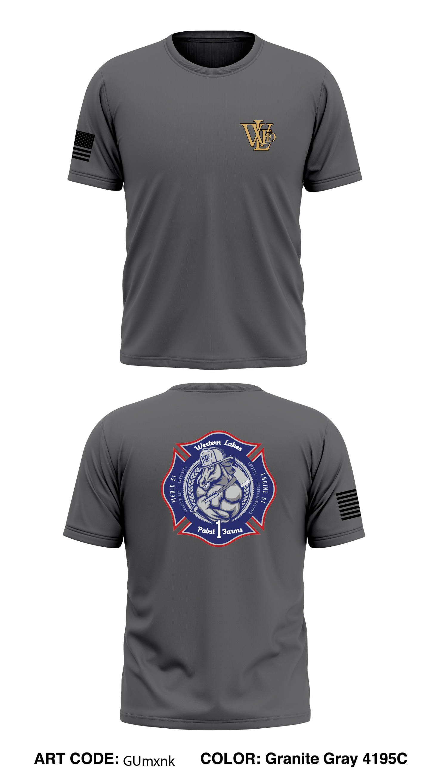 Western Lakes St 1 Store 1 Core Men's SS Performance Tee - GUmxnk