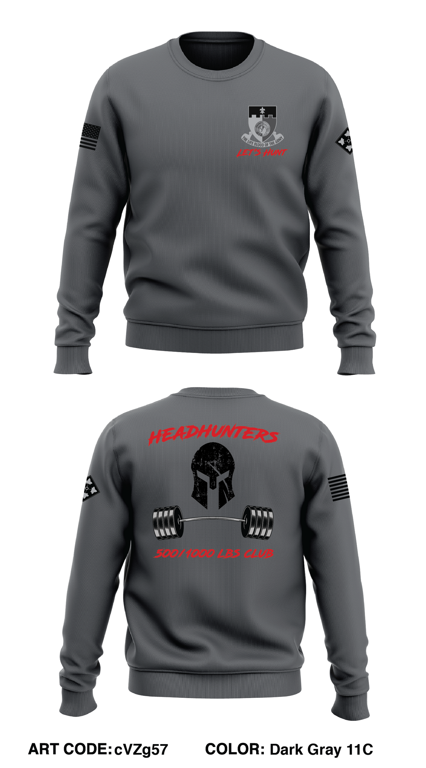 HHC, 64BSB, 3ABCT Store 1 Core Men's Crewneck Performance Sweatshirt - cVZg57