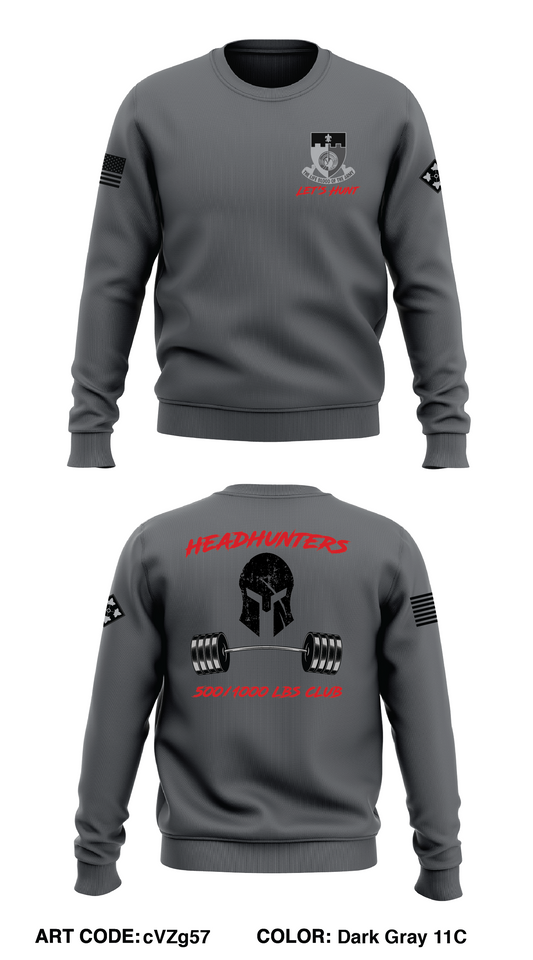 HHC, 64BSB, 3ABCT Store 1 Core Men's Crewneck Performance Sweatshirt - cVZg57