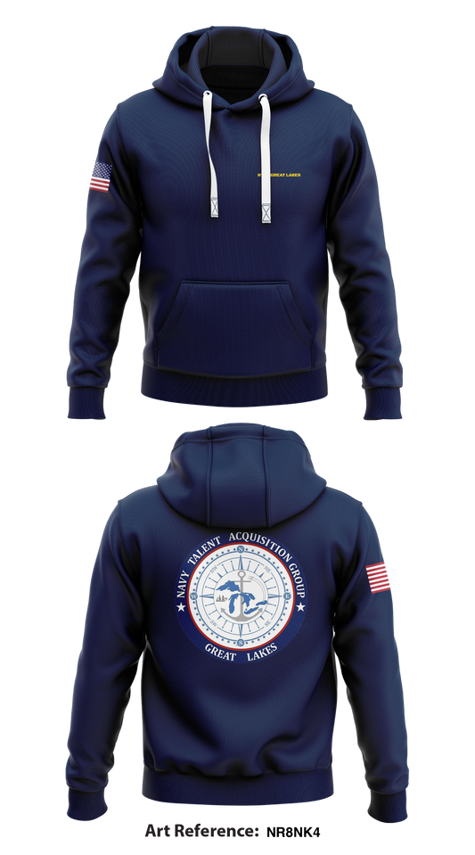 NTAG GREAT LAKES COMMAND Store 1  Core Men's Hooded Performance Sweatshirt - NR8Nk4