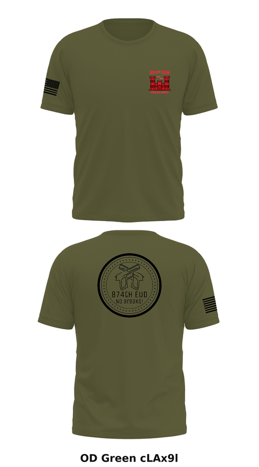874th EUD Store 1 Core Men's SS Performance Tee - cLAx9l