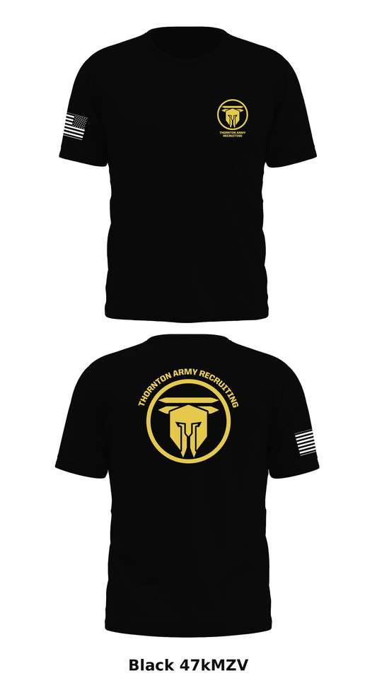 Thornton Army Recruiting  Store 1 Core Men's SS Performance Tee - 47kMZV