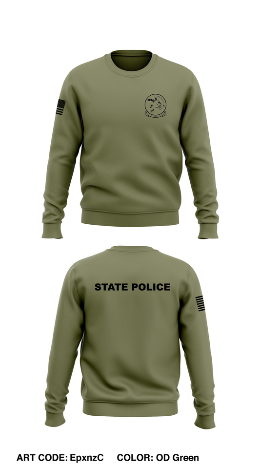 OMD Police SOT Store 1 Core Men's Crewneck Performance Sweatshirt - EpxnzC