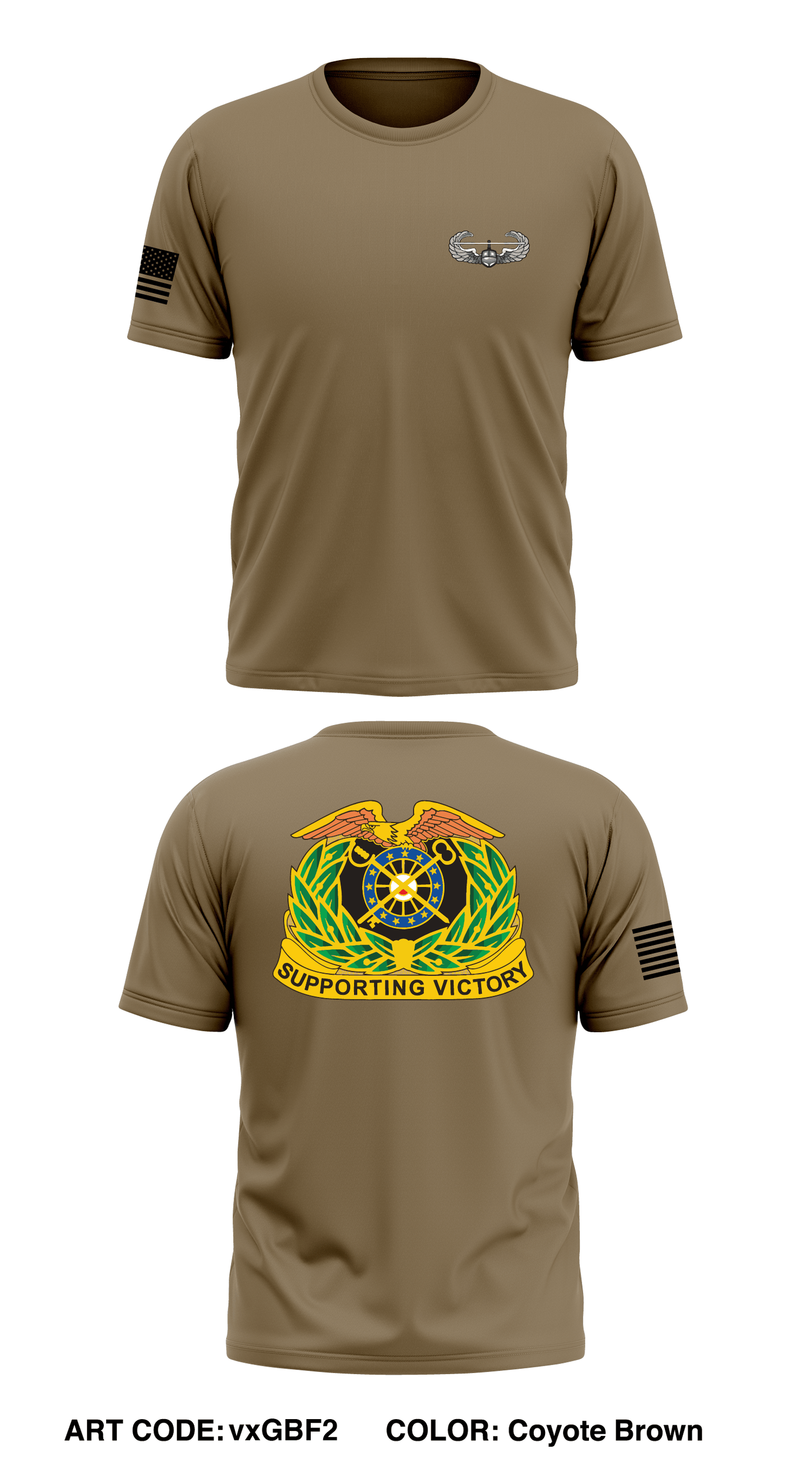 642nd Engineer Company HHC Store 1 Core Men's SS Performance Tee - vxGBF2