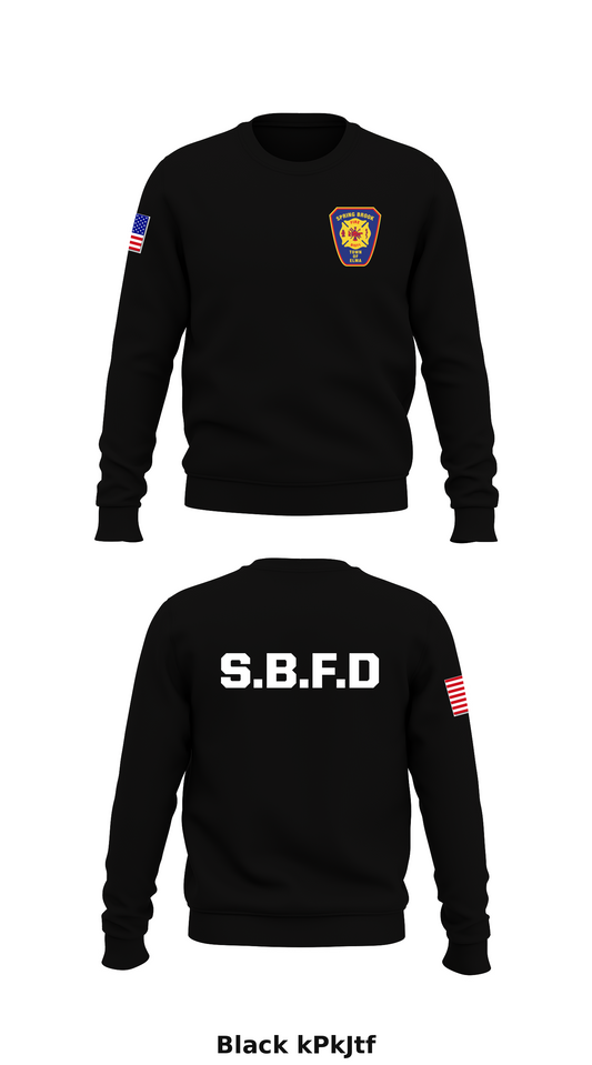 Spring Brook Fire District #1 Store 1 Core Men's Crewneck Performance Sweatshirt - kPkJtf