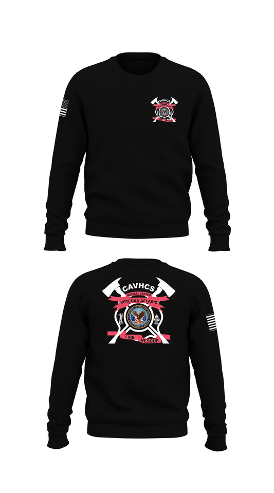 CAVHCS Fire Department Store 1 Core Men's Crewneck Performance Sweatshirt - 93453392574