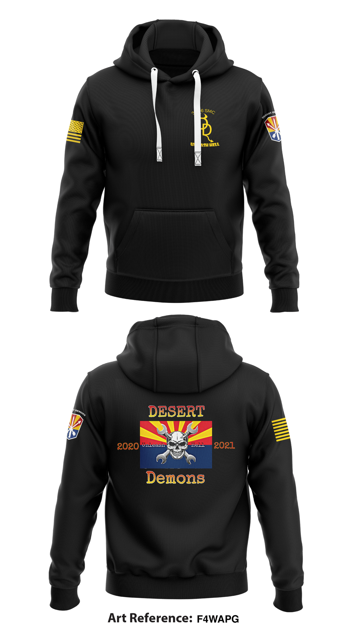 3666th SMC Store 1  Core Men's Hooded Performance Sweatshirt - F4wapG