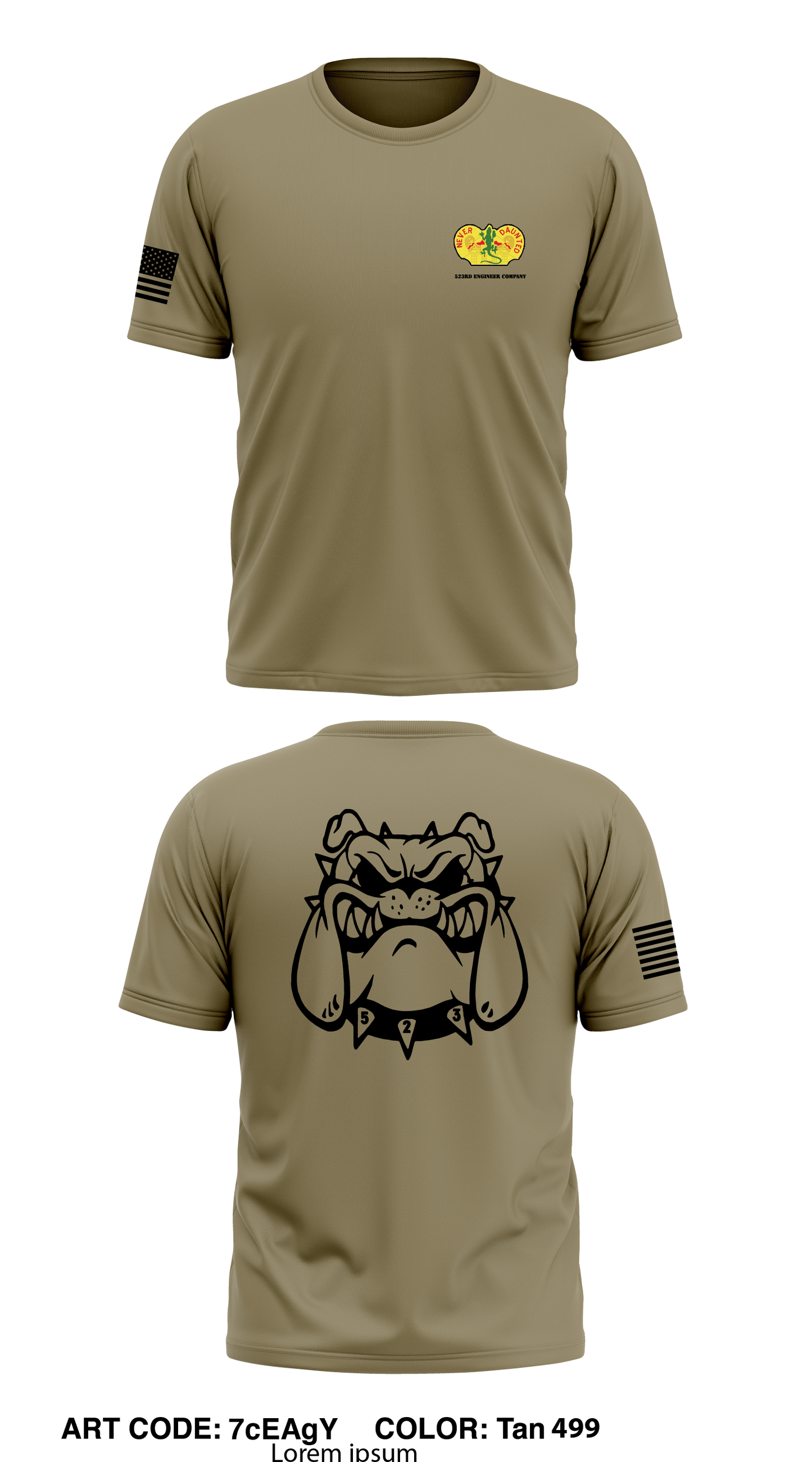 523rd Engineer Support Company Store 1 Core Men's SS Performance Tee - 7cEAgY