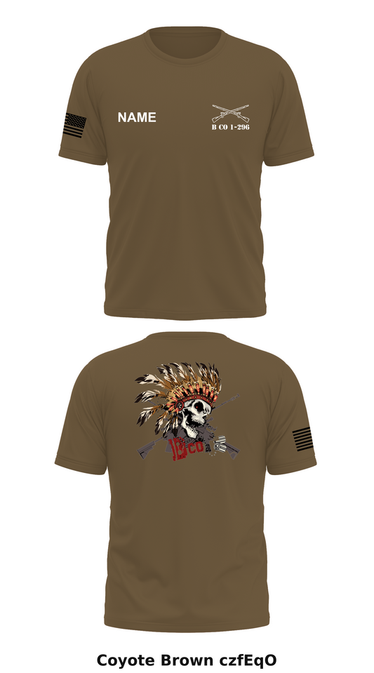 B Co 1-296 IN Store 1 Core Men's SS Performance Tee - czfEqO