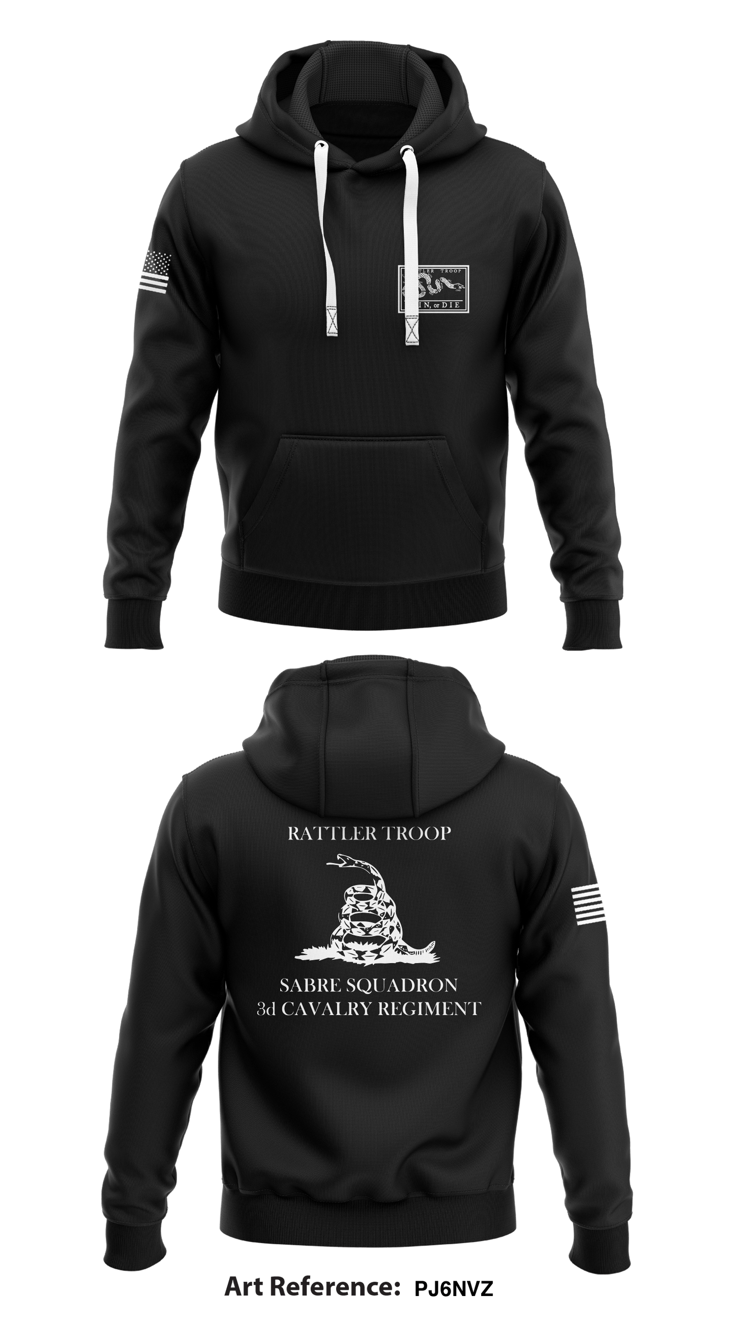 Rattler Troop Store 1  Core Men's Hooded Performance Sweatshirt - pJ6nvz