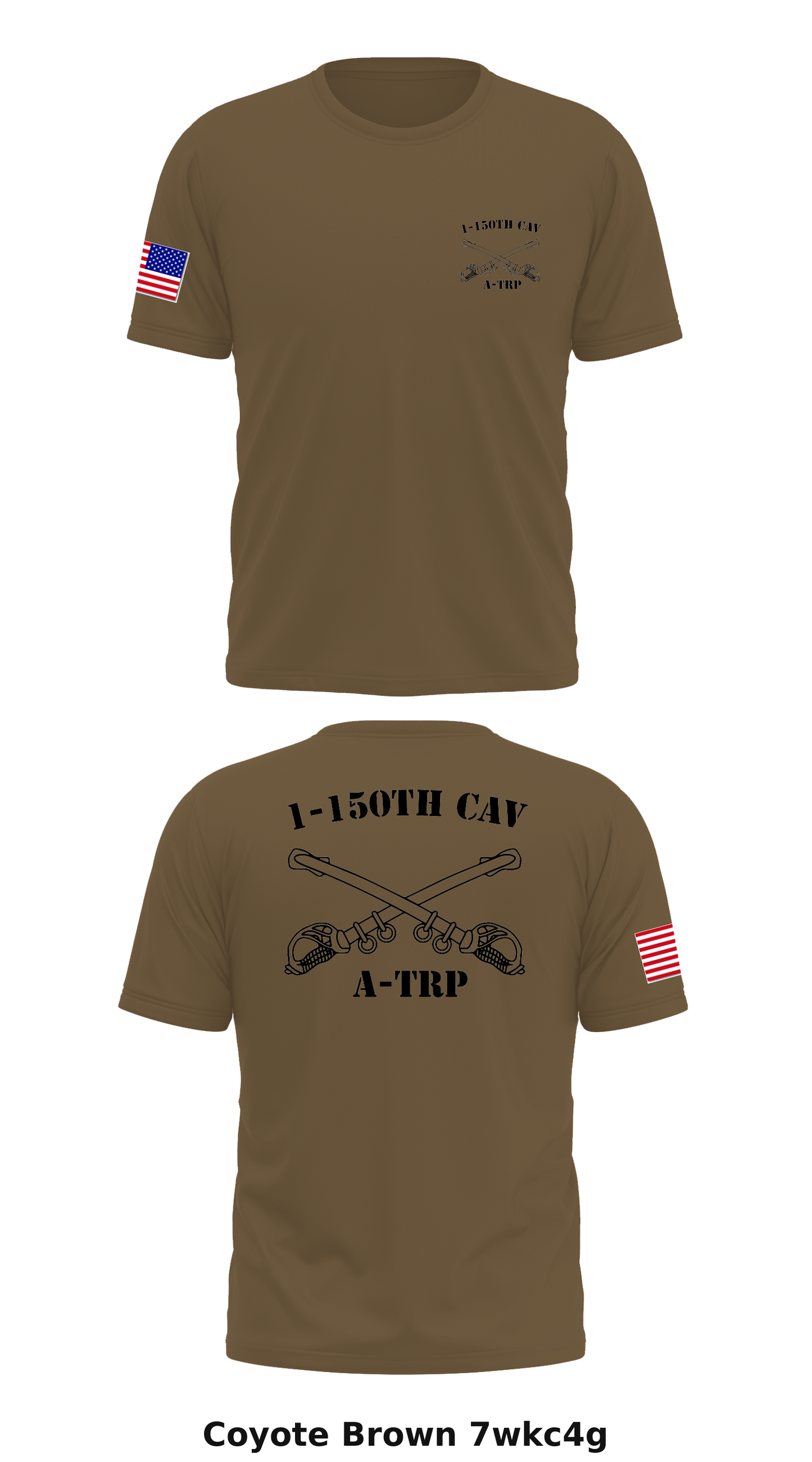 1-150th CAV A-TRP Store 1 Core Men's SS Performance Tee - 7wkc4g