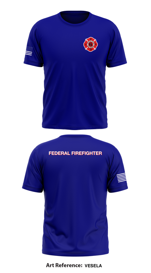 Veteran Affairs Fire Department-Bath, NY Store 1 Core Men's SS Performance Tee - VeSELA