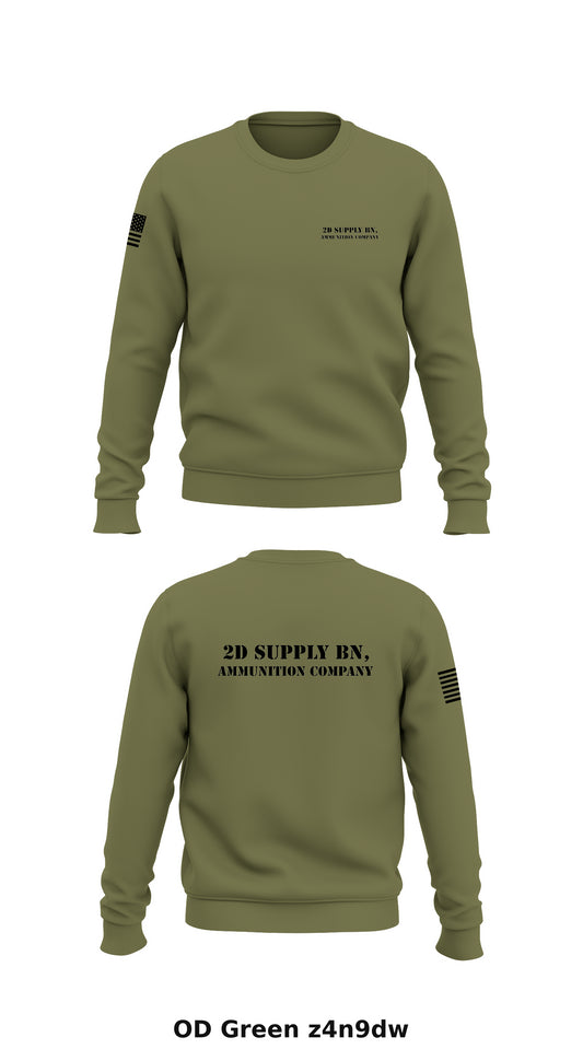 2D Supply Bn, Ammunition Company Store 1 Core Men's Crewneck Performance Sweatshirt - z4n9dw