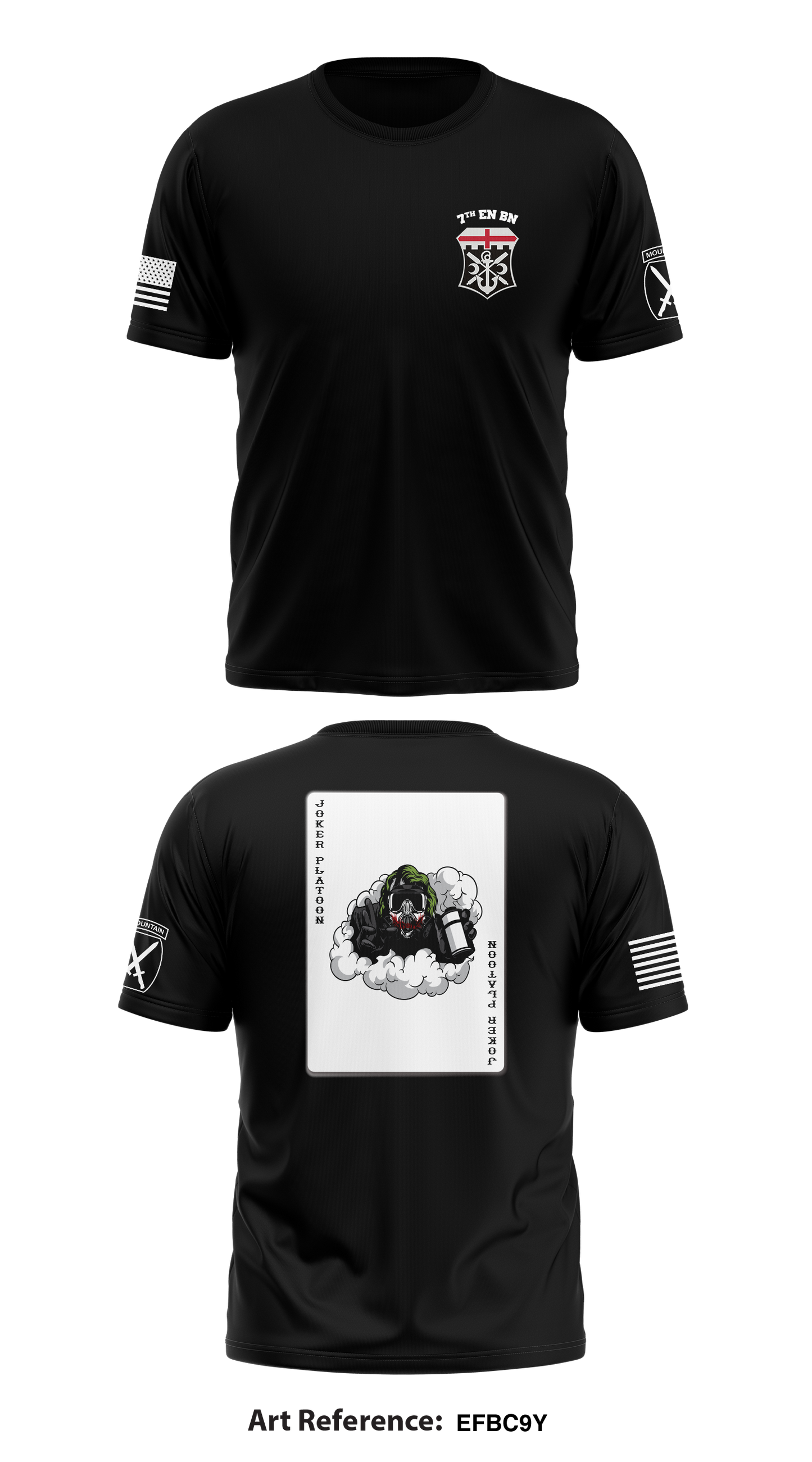 Joker Platoon HHC 7BEB Store 1 Core Men's SS Performance Tee - efBC9Y