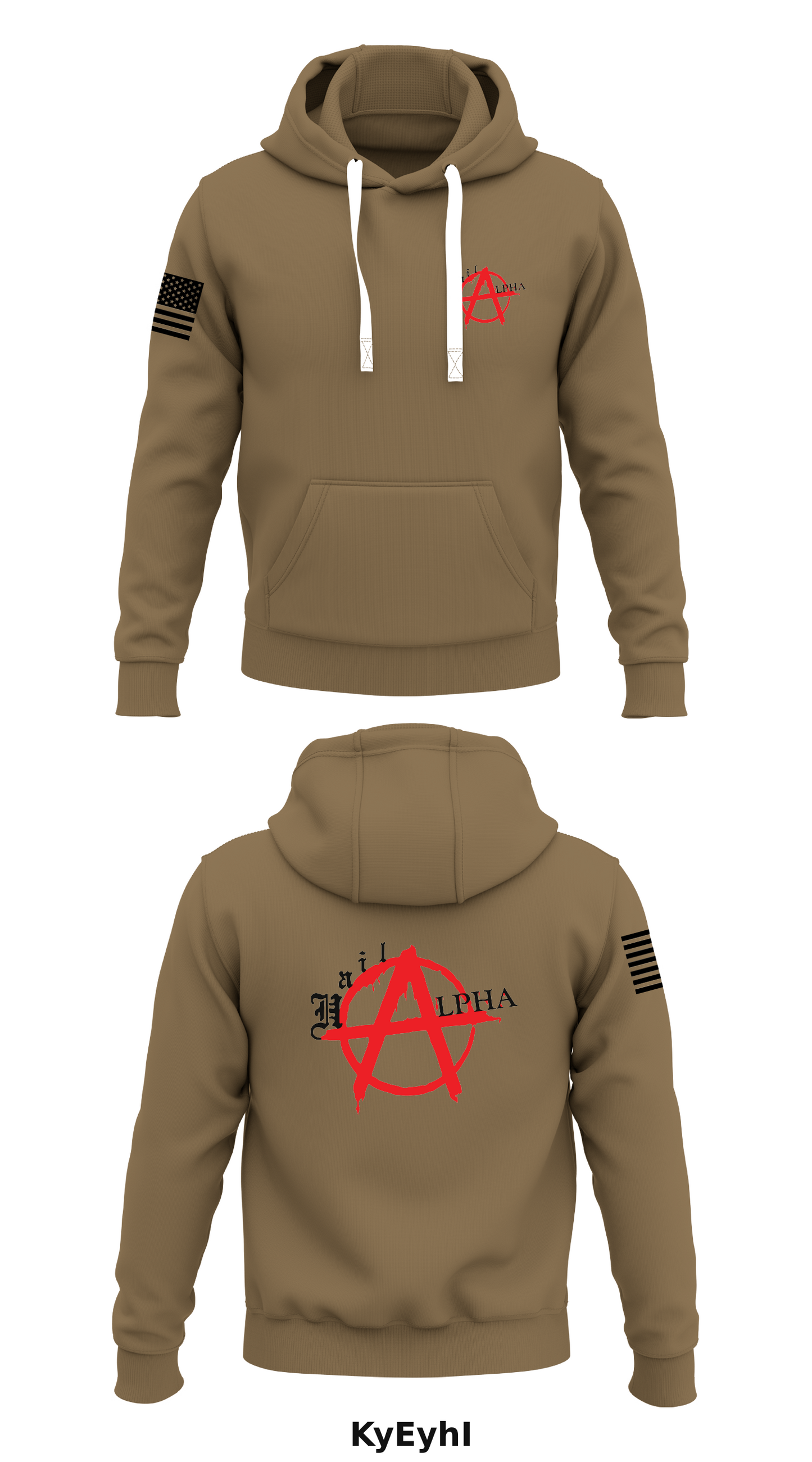 146 ESB, A Co Store 1  Core Men's Hooded Performance Sweatshirt - KyEyhI