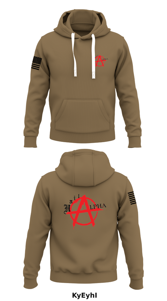 146 ESB, A Co Store 1  Core Men's Hooded Performance Sweatshirt - KyEyhI