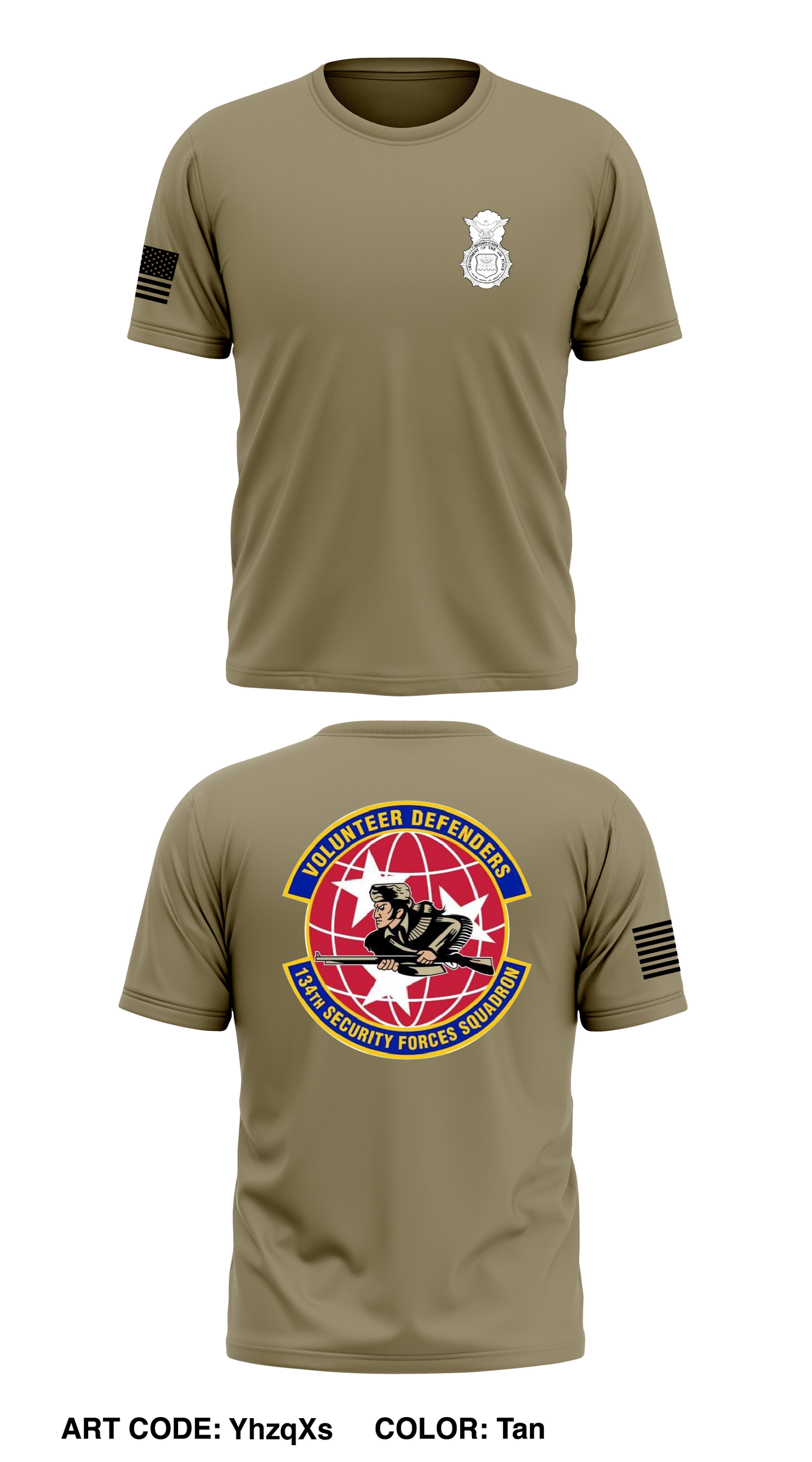 134th Security Forces Squadron Hotel Squad Store 1 Core Men's SS Performance Tee - YhzqXs