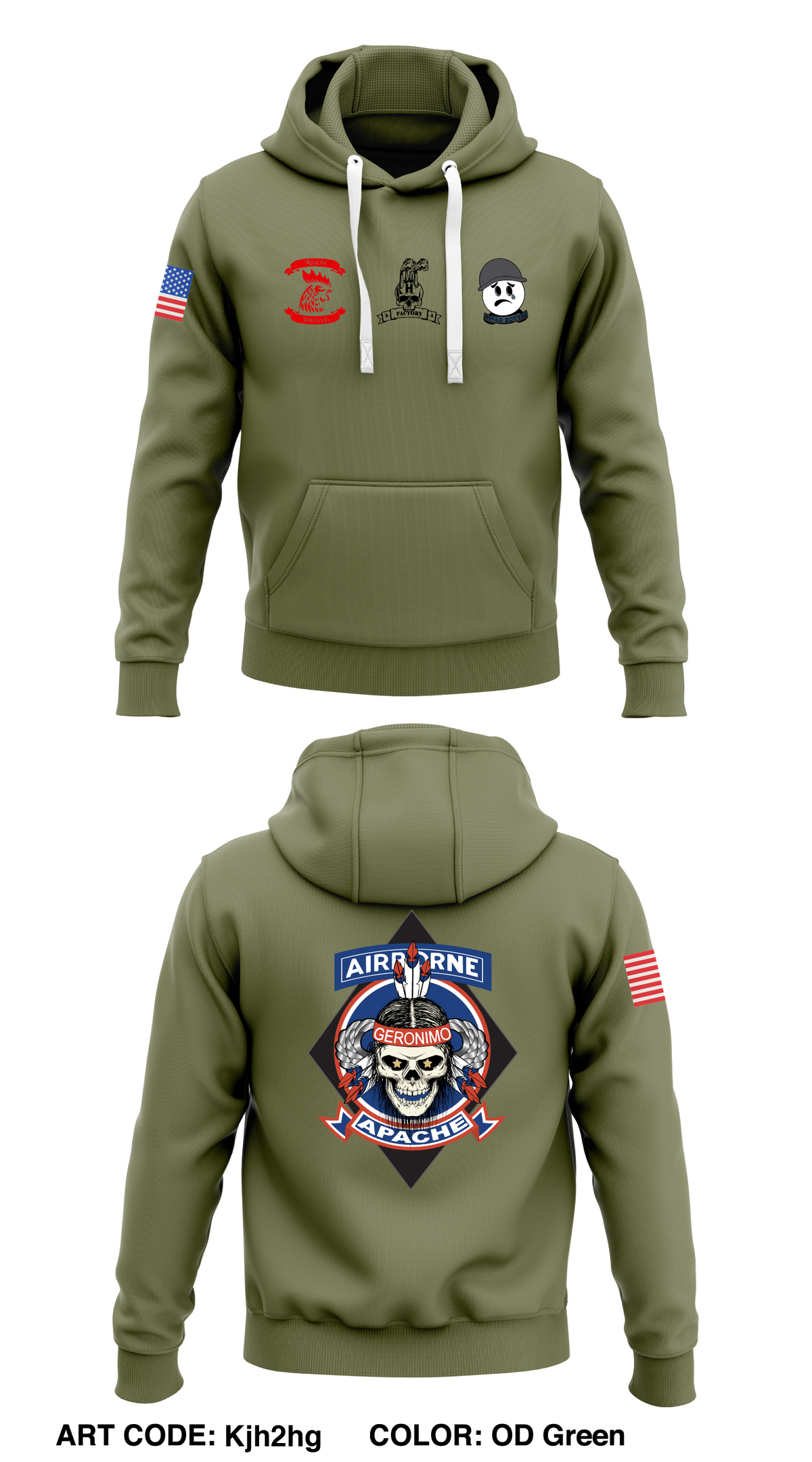 A Co 1-51 Store 1  Core Men's Hooded Performance Sweatshirt - Kjh2hg