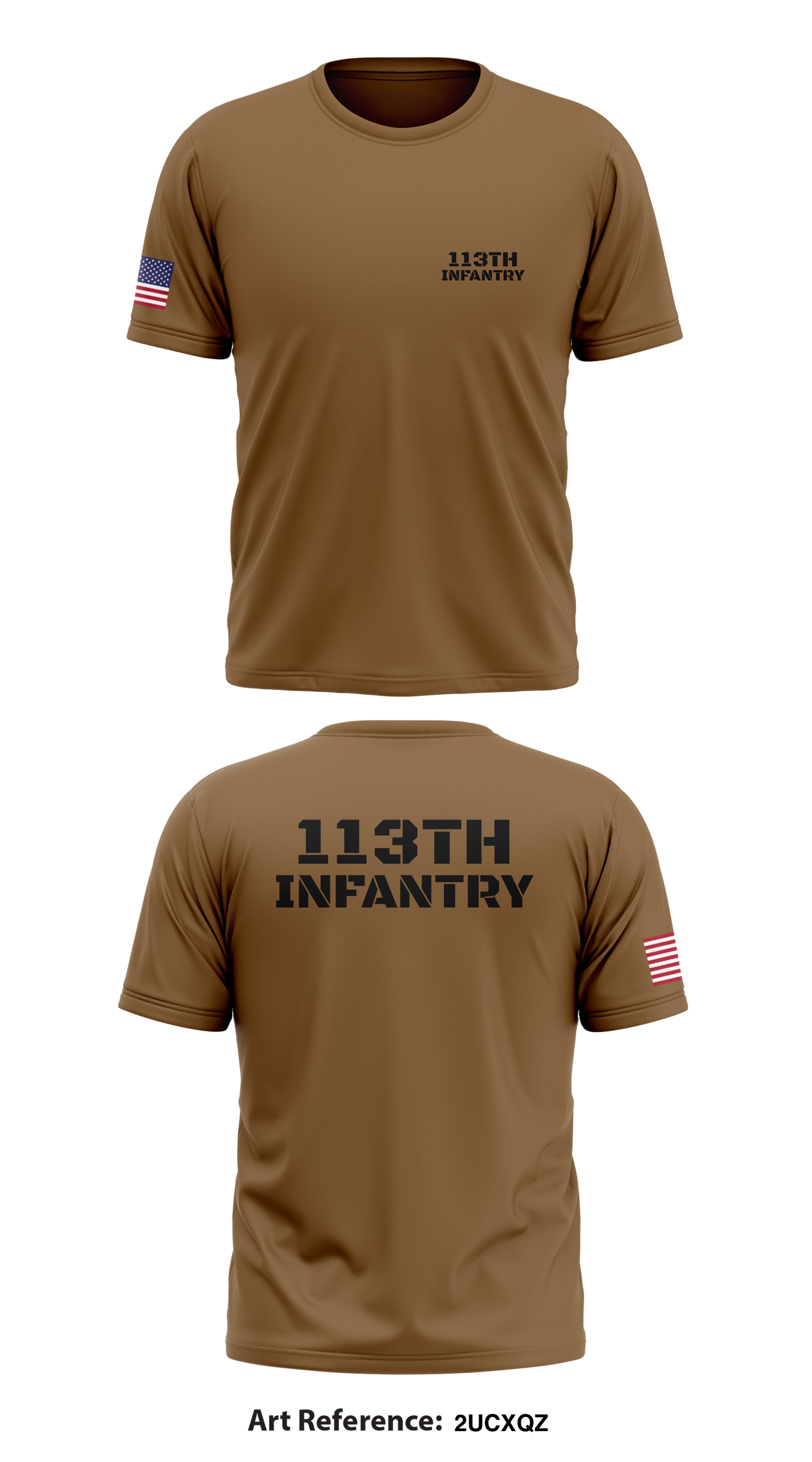 113th Infantry Store 1 Core Men's SS Performance Tee - 2UCXQZ