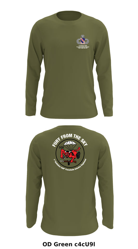 1/508th PIR Store 1 Core Men's LS Performance Tee - c4cU9l