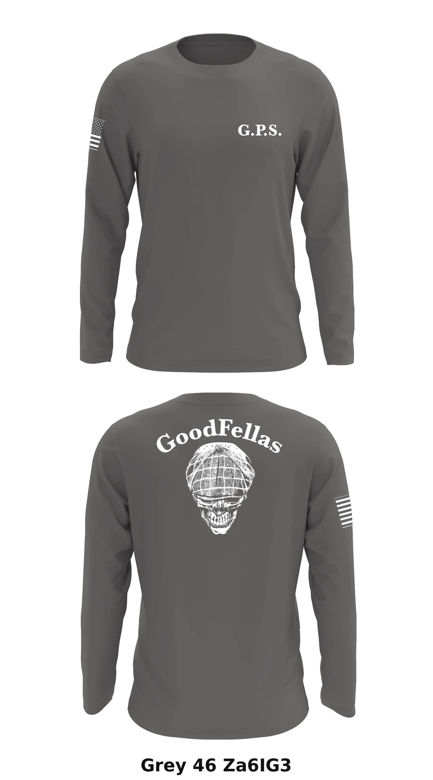 G.P.S.  Store 1 Core Men's LS Performance Tee - Za6IG3