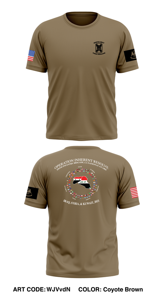 LANG 256th IBCT Store 1 Core Men's SS Performance Tee - WJVvdN