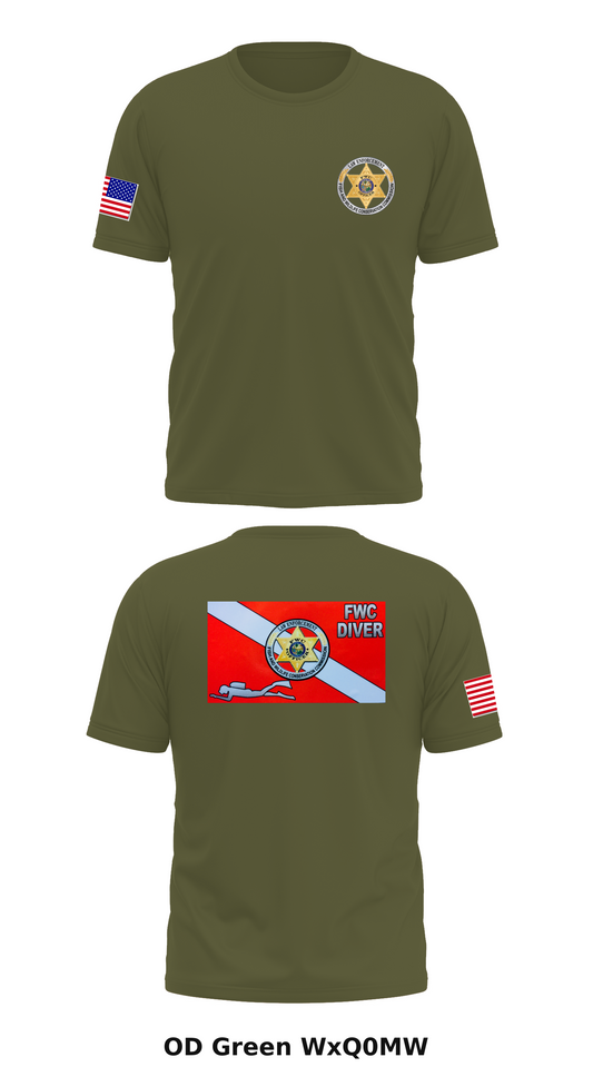 SRA Dive Team Store 1 Core Men's SS Performance Tee - WxQ0MW