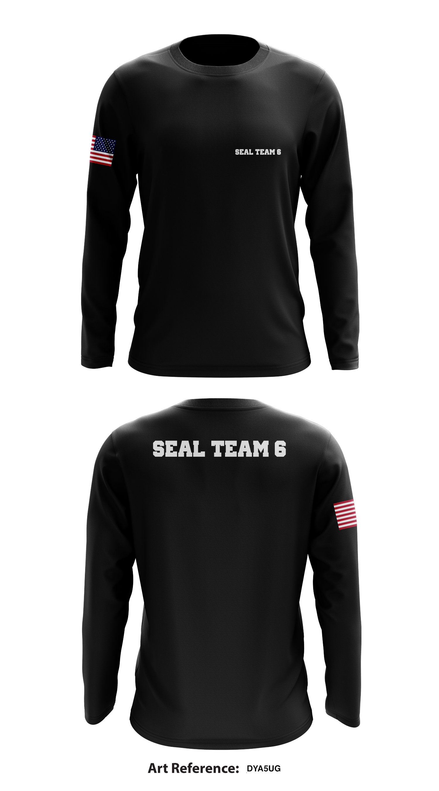 T-Shirt Uomo Seal Team Six US Navy - Maglietta In Cotone A Manica Corta - Girocollo - Nuova - 2