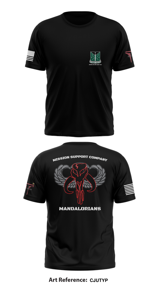 Mission Support Company -Mandalorians- Store 1 Core Men's SS Performance Tee - CJutyP