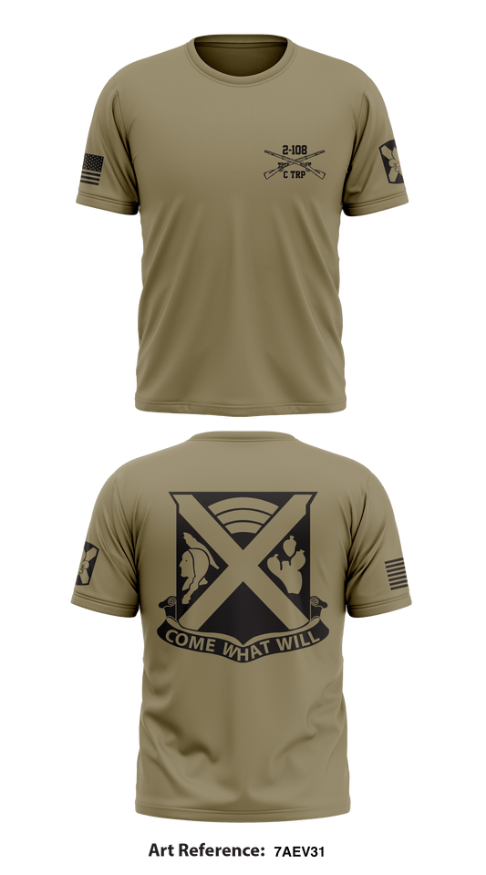 C TRP, 2-108 CAV Store 1 Core Men's SS Performance Tee - 7AEV31