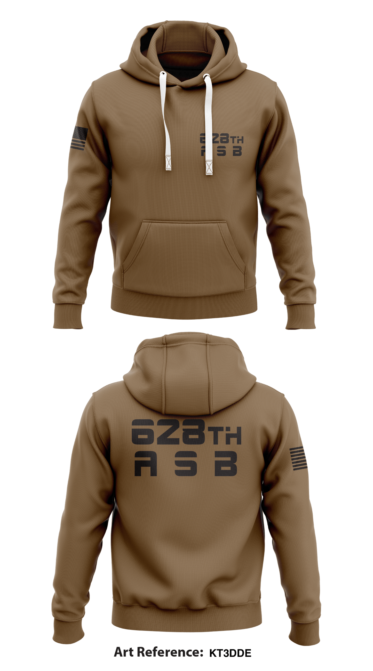 628th ASB Store 1  Core Men's Hooded Performance Sweatshirt - KT3dDe