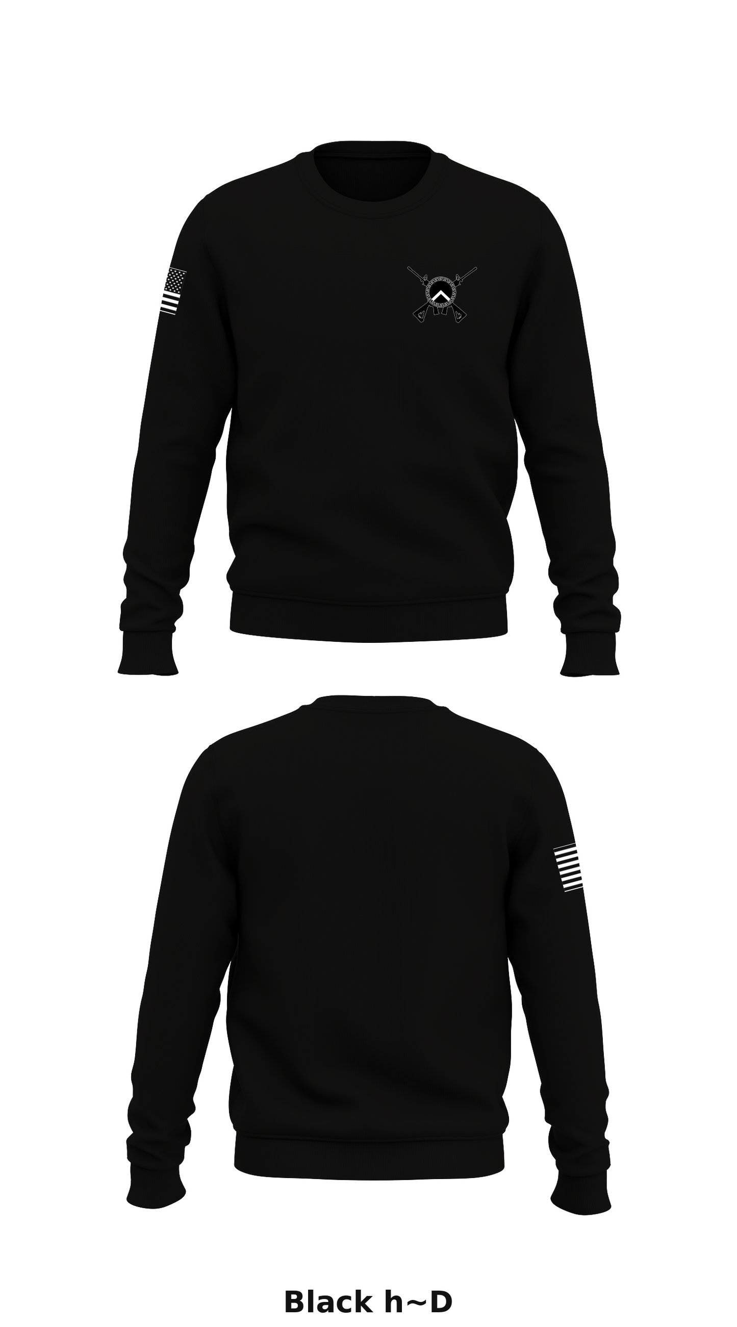 GCRTA Emergency Service Team (EST) Store 1 Core Men's Crewneck Performance Sweatshirt - h~D